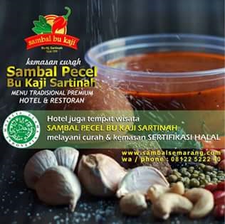 Sambal Bu Kaji Sartinah Halal Dan Sehat